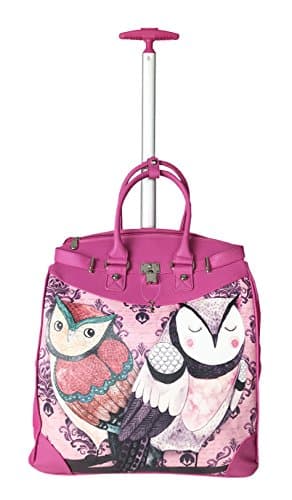 Trendy Flyer 19" Computer/Laptop Bag Tote Duffel Rolling Wheel Case Purse Tablet