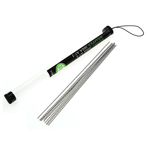 AIWUJIN 10 Pcs (1 Box) 118 Mm Flat Kernel 30ga Kanthal A1 Flat Wrapped 30ga A1wire (Hive)