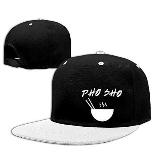 Guoren PHO SHO Unisex Adjustable Contrasting Hip-pop Cap White