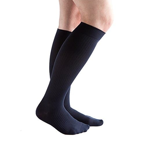 VenActive Mens 15-20 mmHg Compression Socks, Classic Rib