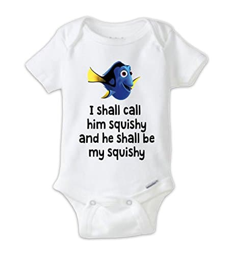 Juju Apparel Finding Nemo Baby Bodysuit, Dory Onesie Squishy (18 Months)