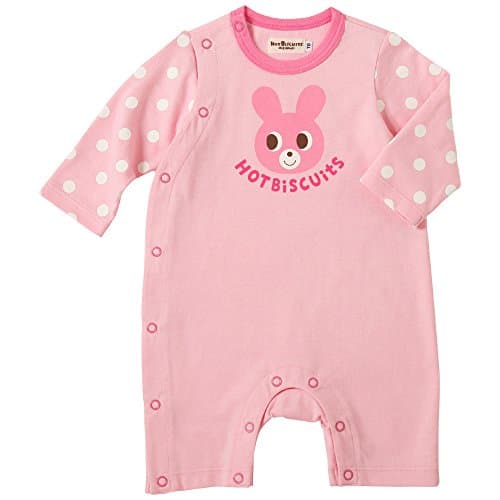 Mikihouse Hot Biscuits Overalls 71-1201-950 6 Mos(70cm) Pink