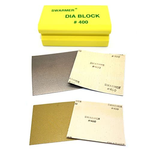 Insung Diamond 400Grit Flexible Sanding Sheet 3Set (All type/Dot type sandpaper with Hand pad)