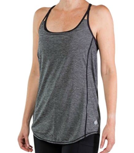 Open Back Workout Yoga Top Racerback Straps, Built in Bra, Comfortable Fit and Washable Fabric by Torch Athletics