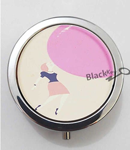 BlackKey Bubble Gum Bubblegum 3-Compartment Decorative Pocket Gift Box Case Organizer for Pill, Color 1 -905