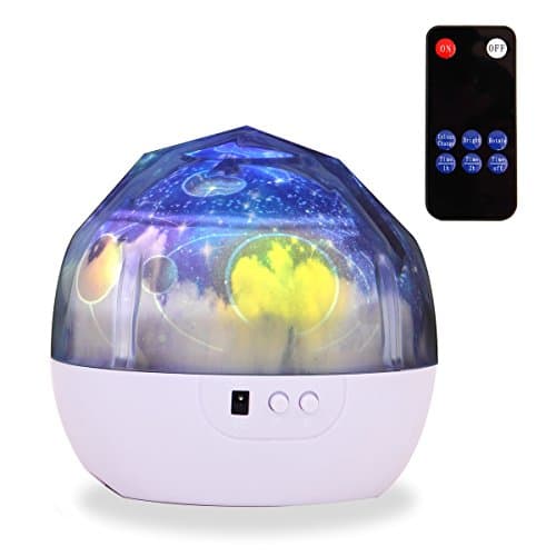 KISTRA Led Night light Remote Control Starry Sky Colorful Universe Porjection light