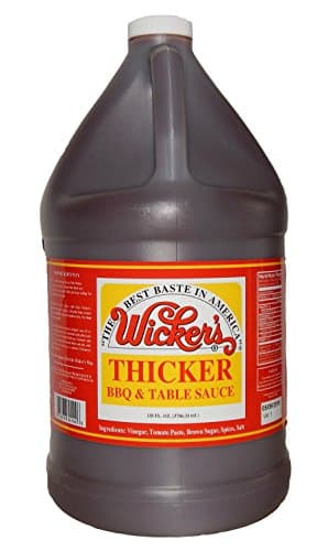 Wicker's Thicker BBQ and Table Sauce, 128 Fl Oz (1 Gallon)