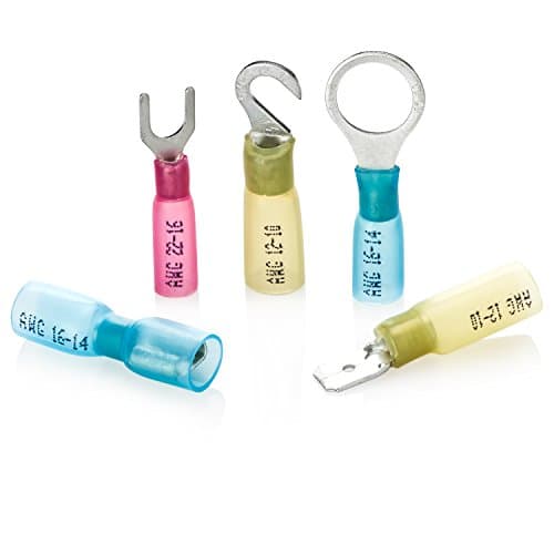 280 PCS Heat Shrink Wire Connector DIY Kit Electrical Insulated Waterproof Crimp Marine Automotive Terminals Set