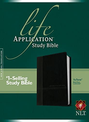 NLT Life Application Study Bible Black/Onyx Imitation Leather – 1 Jun. 2016