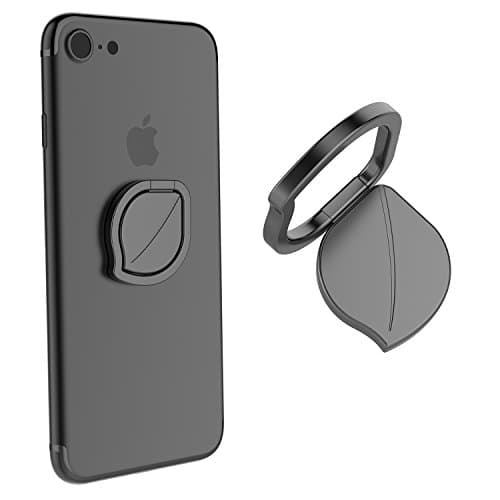 Finger Ring Stand, OSSKY 360° Rotation Cell Phone Ring Stand Holder Grip kickstand Universal Stand for Smartphone, Tablet, Fit Magnetic Car Mount