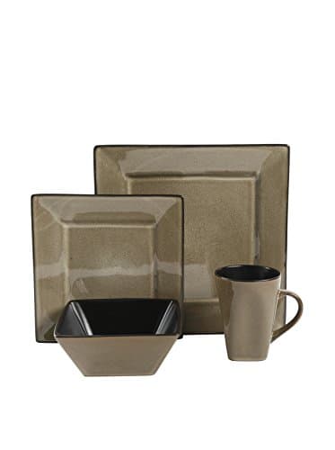 Kiesling Dinnerware Taupe 16Pc