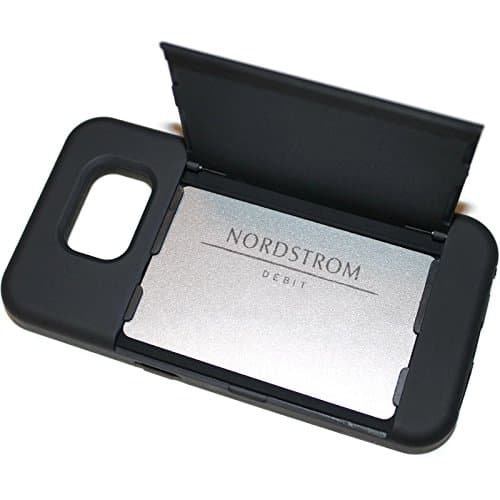 Samsung Galaxy S6 Wallet Case Card Holder Kickstand Feature - Gray