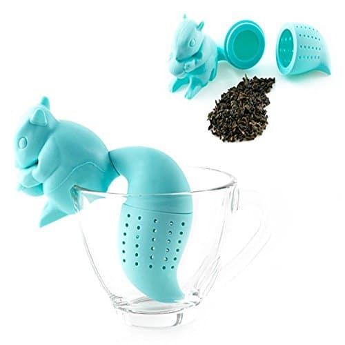 Amazing Odyssey Squirrel Tea Infuser Tea Silicon (Light Blue) by Amazing Odyssey