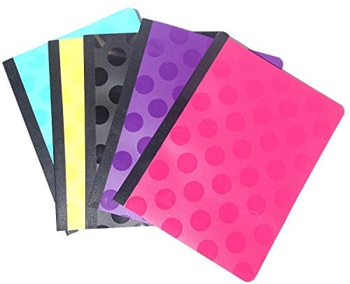 Casemate Composition Notebooks 5 books 80 sheets Wide Ruled