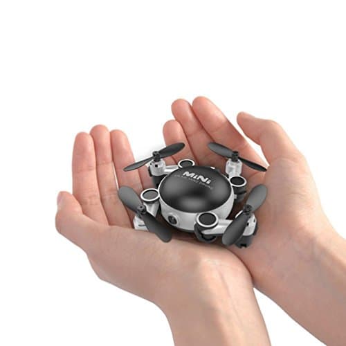 Mini wifi Camera Drone RC Quadcopter 2.4GHz 4CH 6-Axis Gyro 3D UFO FPV RC KY901 MML (13.7*13.7*3.5cm, Black)