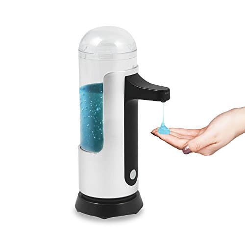 Chrider Automatic Soap Dispenser , Touchless Hand Free Motion Sensor Countertop Autosoap Dispenser With Waterproof Base for Bathroom, Kitchen or Hotel
