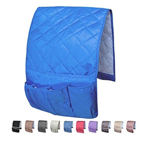 MDSTOP Sofa Couch Chair Armrest Organizer, Fits for Phone, Book, Magazines, TV Remote Control