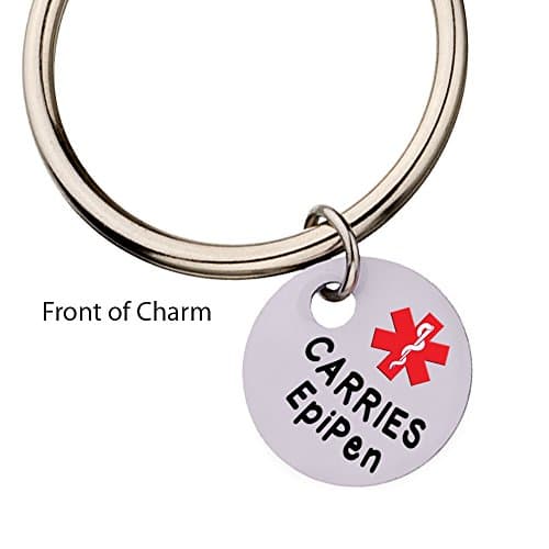 Carries EpiPen Medical Alert Keyring