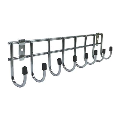 Impulse International Heavy Stainless Steel Hook Rail (6 Hooks - 12 Inches)