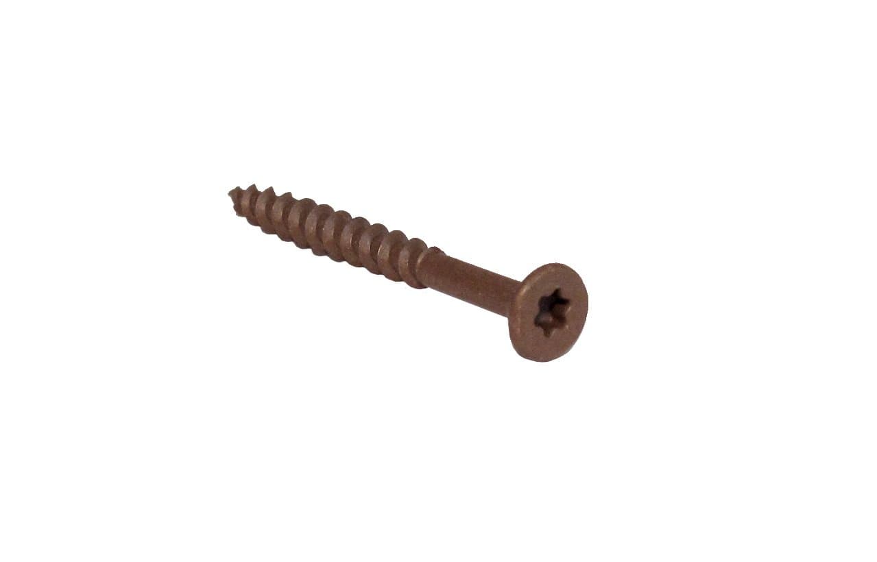 Grip Rite Prime Guard Grip Rite P3STB5#9 x 3 Exterior Star Drive Screws, Brown (5-Pound Tub)