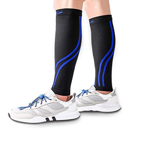 VIPEX Calf Compression Sleeve - Leg Compression Socks Men Women Shin Support for Shin Splint, Calf Pain Relief, Circulation Recovery