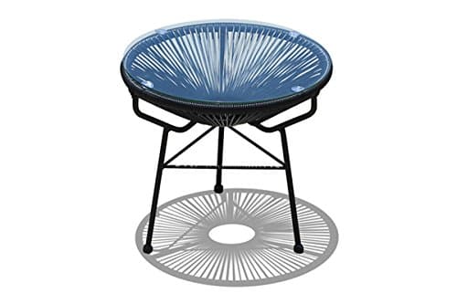 Harmonia Living Acapulco Side Table, Small, Jet Black