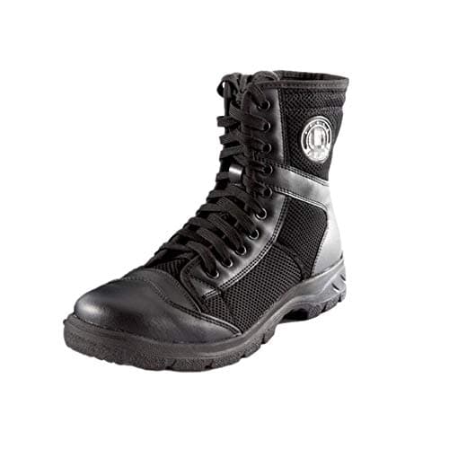 Men's Net Surface Lightweight Breathable Combat Military Waterproof Boots with Side Zip
