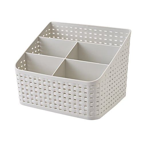 Fanmeili SN2245 Desktop Organizer Desk Storage Container, Grey