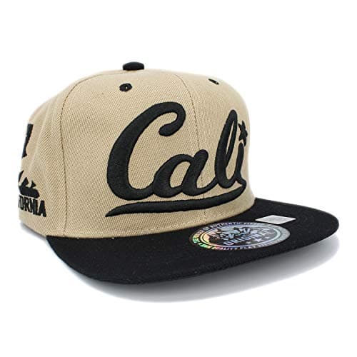 LAFSQ Embroidered CALI with California MAP Snapback Cap