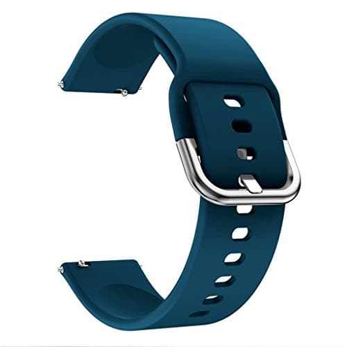 BLINGYING Universal Soft Silicone Watch Band Wrist Strap Compatible with Xiaomi Huami Amazfit Stratos 2/2S Smart Watch Bracelet 22MM Replacement Accessories