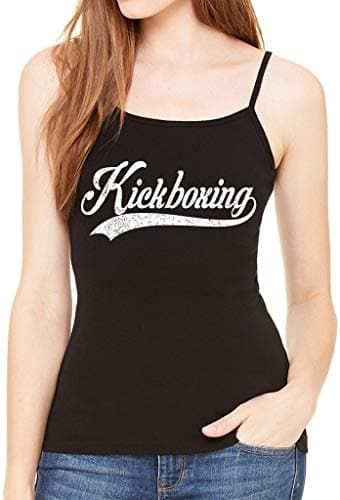 Koyotee Junior's Script Kickboxing Black Spaghetti Strap T-Shirt Black