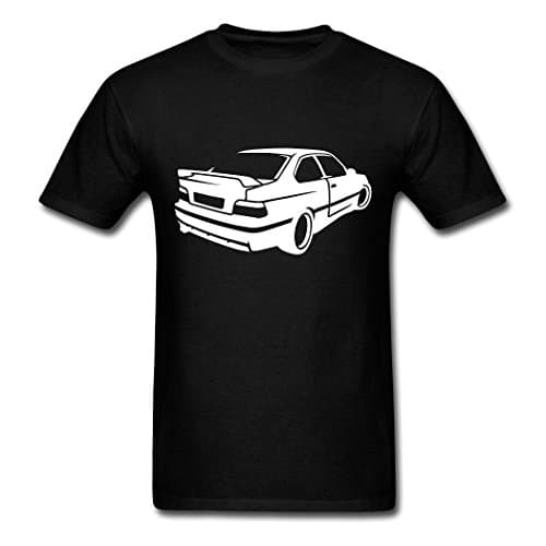 Men's Bmw e36 For Designed T-Shirts Black Large