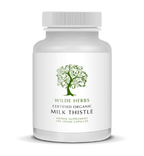 Organic Milk Thistle 100 Capsules (Wilde Herbs)