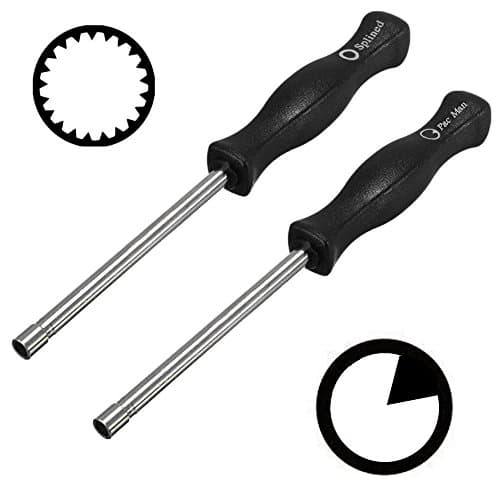 2ct Carburetor Adjustment Tool Carb Adjusting Kit (Full 21 Splined Teeth & Pac Man) Screwdriver # 530035560 #308535003 for Common 2 Cycle Carb Small Engine HUZTL