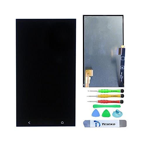 Teseko New Assembly full LCD Display + Touch Screen Digitizer Replacement For HTC One 801 M7 With Free DIY Tools