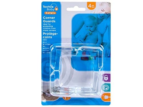 Tootsie Baby 4pc Adhesive Clear Table Edge Guard/Protector