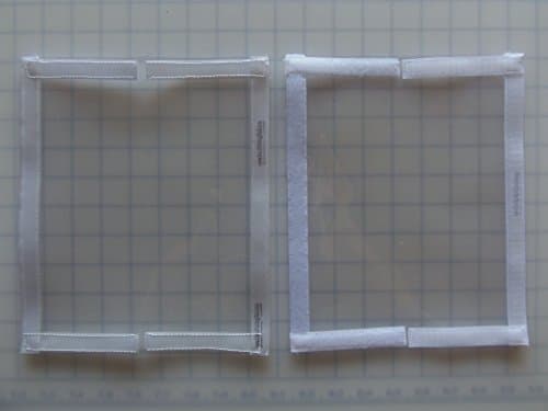 #10c-2 Pack Clear overall size is 6 1/2 X 8 1/2 when folded usable space is 3"x8" Mauk Fishing Stuff~Fishing Tackle and Bait accessories and organizers, Covers and Pole Wraps