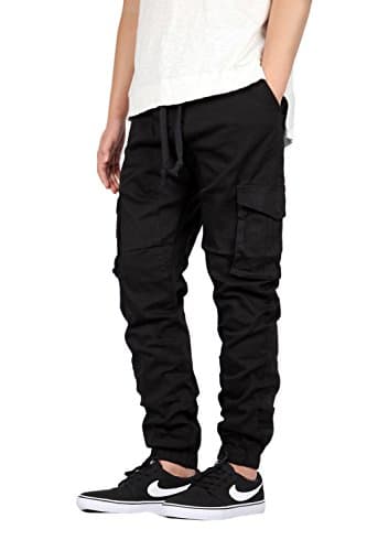 Mersenne Men's Twill Cargo Jogger Pants