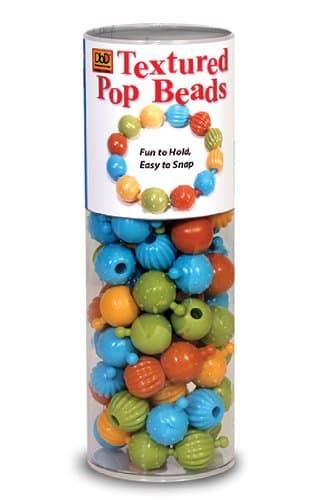 TEXTURED POP BEADS 100 CT TUBE