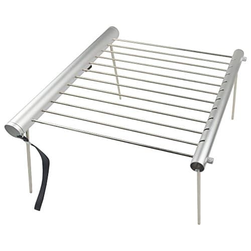 Portable Grill Tools Campact Camping Grill,BBQ Grill Rack,Folding Barbeque,Grill Tray 11 x 11 Inch