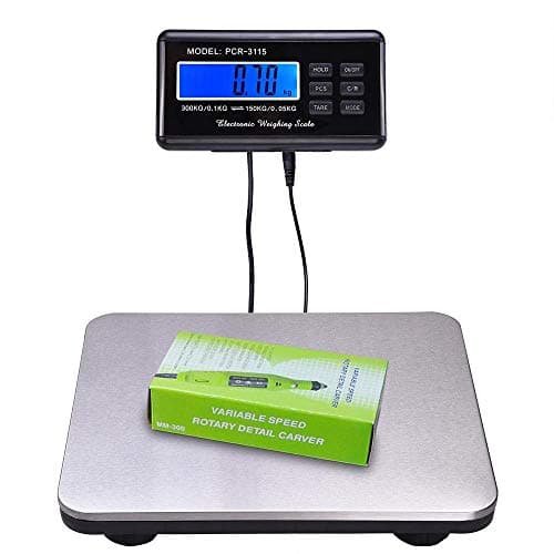 660lbs Stainless Steel Digital Postal Platform Scale for Post Office Food Industry Electronics Mines Medical Industry