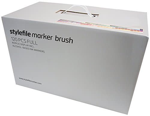 Stylefile Grafikmarker Brush 120er Set Main & Display Full Range alle Farben
