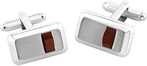 Silver/Red Smythson Red Tiger Eye Cufflinks by Duncan Walton