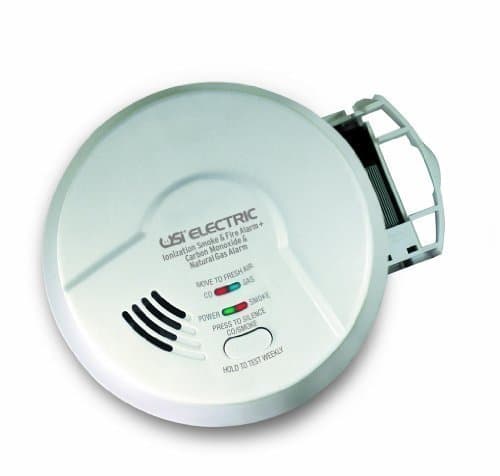 Universal Security Instruments USI Electric MICN109 Hardwired 3-in-1 Smoke, Carbon Monoxide and Natural Gas Alarm