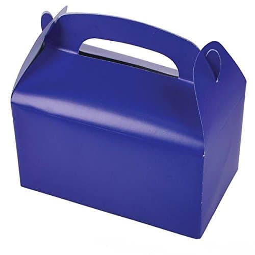 Blue Party Treat Boxes (Pack of 12)