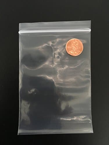 9 X 13 CM 2 MM Clear Self Seal Zipper Plastic Retail Packaging Bag, Ziplock Cell Phone Case poly pp Package Bag (Pack of 100 Pieces)