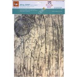 Bulk Buy: Arc Crafts (3-Pack) BARC Wood Sheet W/Adhesive Backing 8.5in. x 11in. Rustic White Birch ARCBS48