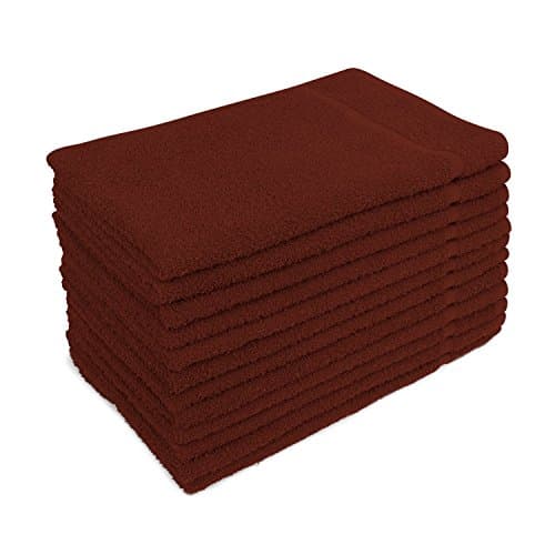 Altima Plus Bleach Safe Salon Towels, Sable Brown, Pack of 12