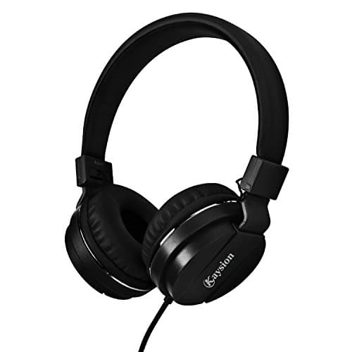 Noise Isolation Lightweight Foldable Headphone High Performance Stereo Headsets, Over Ear Headphones with Microphone and Volume Control, Comfortable, Durable and Stylish Construction Earphones