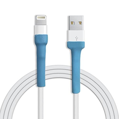 The Wire Protector Lightning Cable Edition for iPhone7/7 Plus 6/6s Plus 5s/5c/5, iPad Pro Air 2, iPad mini 4 3 2, iPod touch 5th gen / 6th gen / nano 7th gen (blue)